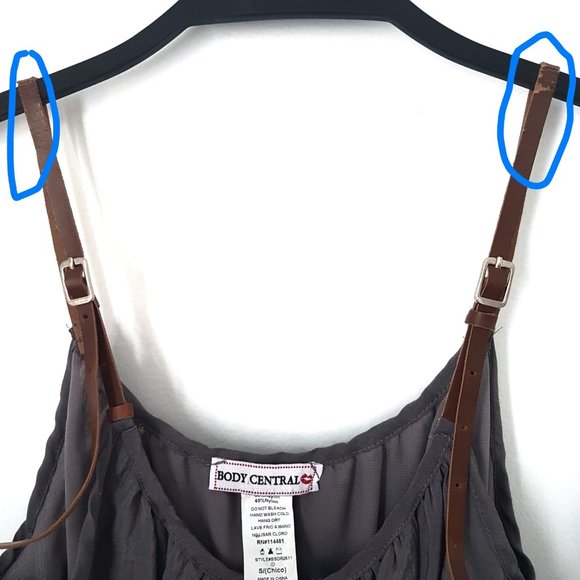 Body Central Multi-colored dress with belt - S - Picture 4 of 6